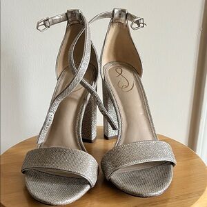Elegant Silver Sam Edelman Women's Heels